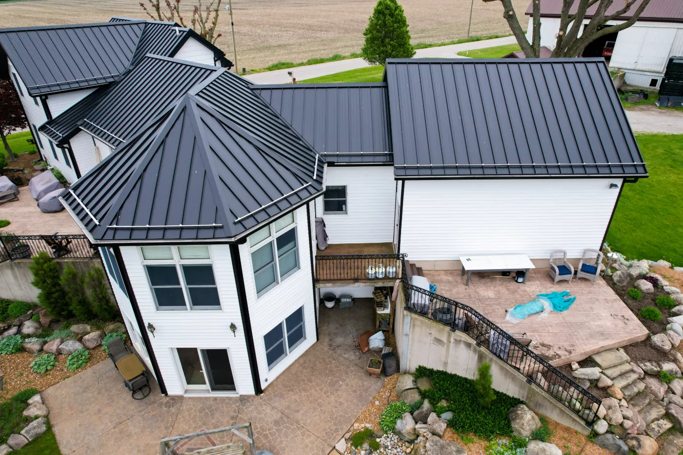 Commercial roof inspection documented in Springmill Ponds